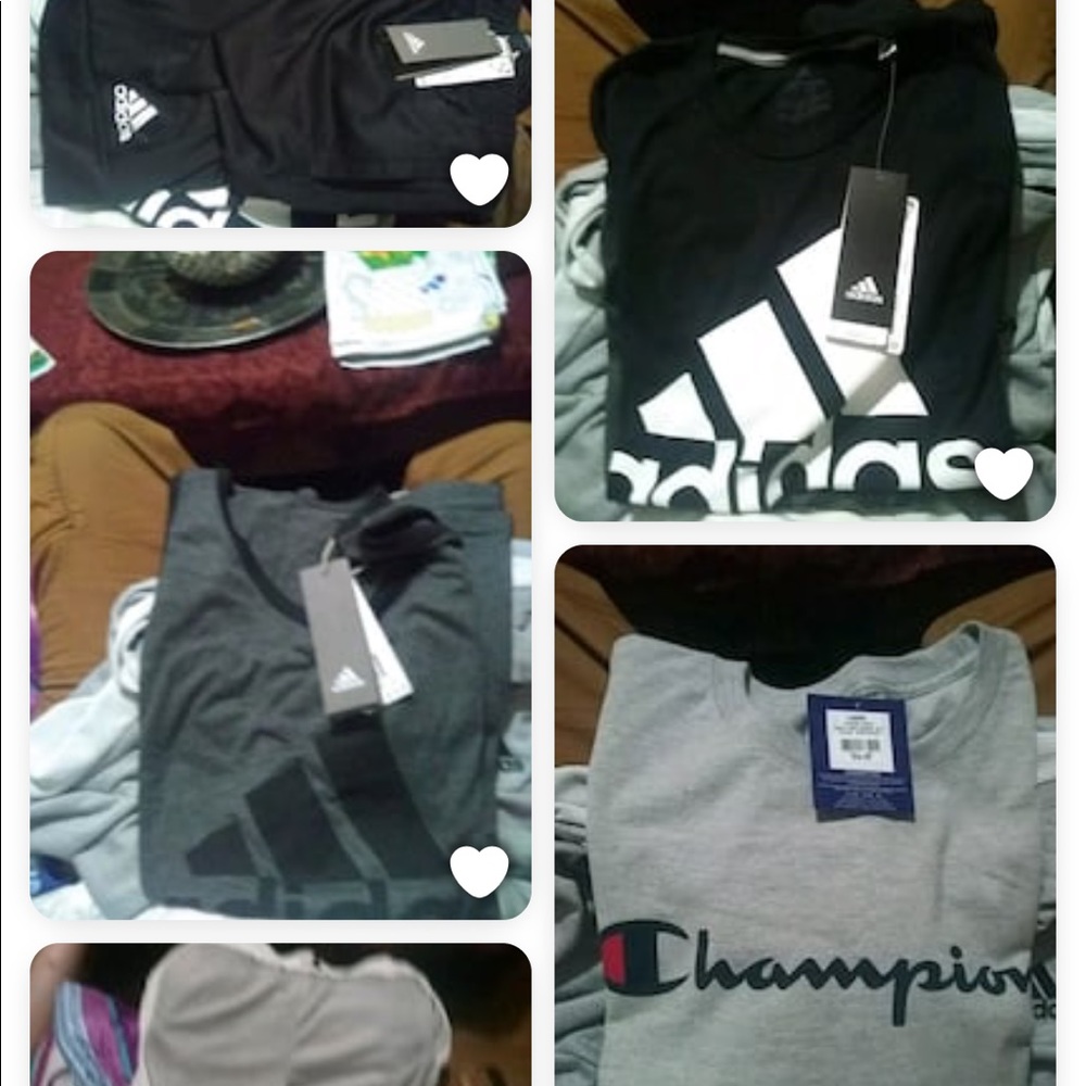 NEW Men’s Adidas, Nike , & Champion items!